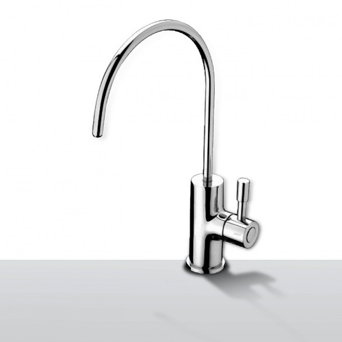 EDELSTAHL Wasserhahn Asti poliert, mit Keramikventil