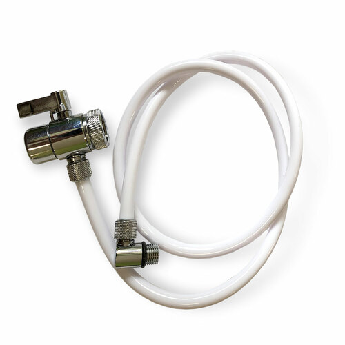 Carbonit Hahnbaugruppe, Umschaltventil mit 3/8 Schlauch fr SanUno