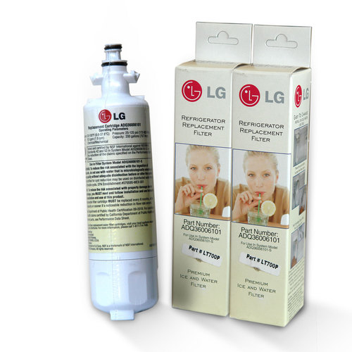 2x LG Wasserfilter Lamona LT 700P / ADQ36006101, ADQ36006102 Filter