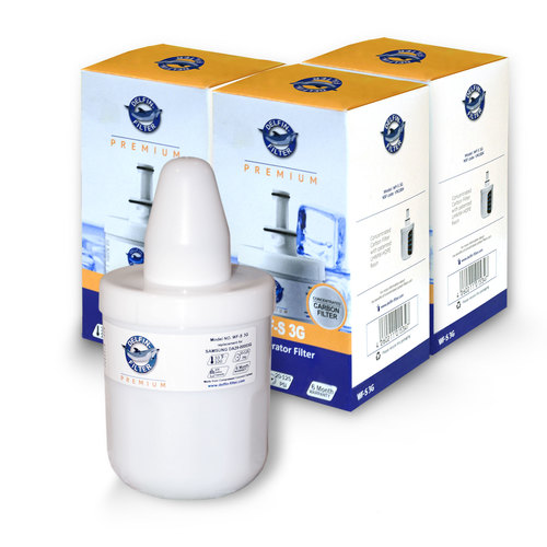 3x Samsung W6-63007 DA29-00003F Khlschrank-Wasserfilter Delfin WF-S  