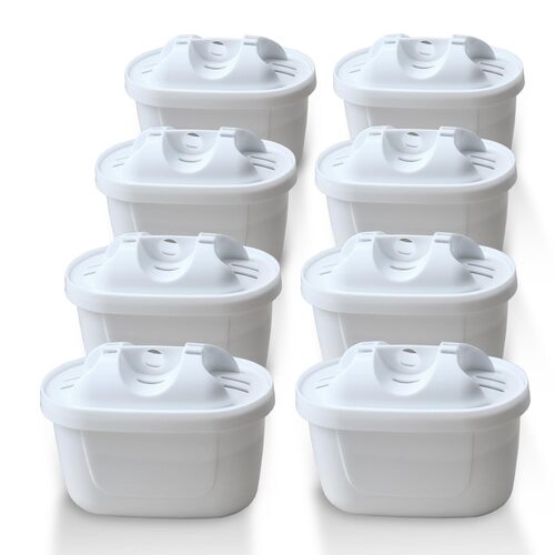 8x Wasserfilter Delfin  Alternative f�r Brita Maxtra Plus Kartusche