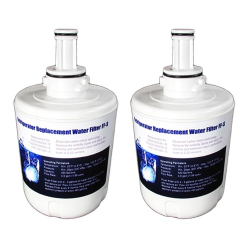 Wasserfilter FF-S kompatibel zu Samsung Filter DA29-00003B/A 2er Set