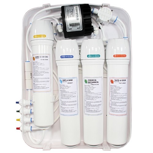 Umkehrosmose 4 Stufen SLIM MF PP 300, keine Purificare, Schnellverschlu�