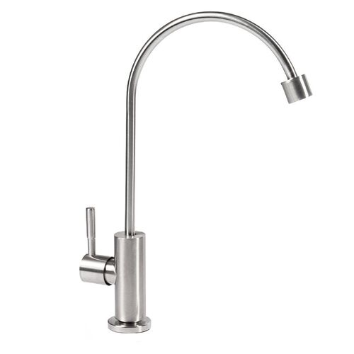Wasserhahn Novara aus Edelstahl von Alvito mit Wirbleranschluss f�r Alvito / Carbonit Filtersysteme