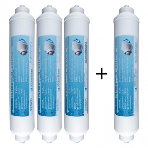 3 + 1 Gratis Khlschrankfilter HB1901 fr Side by Side, externer Wasserfilter