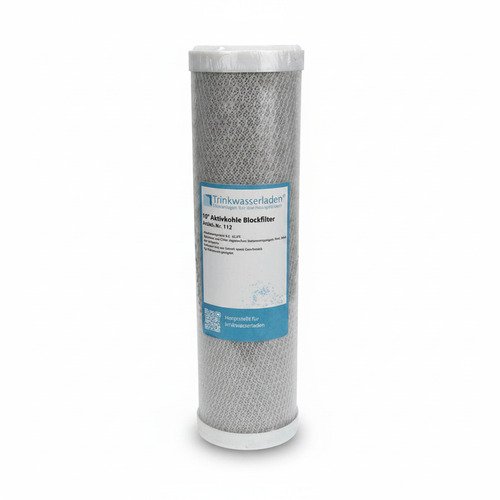 Aktivkohleblock 10 Hochwertiger Trinkwasserfilter aus Kokussnussschale
