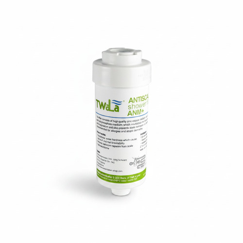 TWaLa Duschfilter Weiss Wasserfilter gegen Kalk/Chlor Shower filter AWF-SWR-P