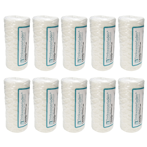 10 St�ck 5 Zoll Wickelfilter, Wasserfilter, Sediment, Filterkerze, Kerzenfilter 5 �m