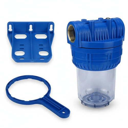 Wasser Filtergeh�use 5 3-teilig 1 IG Messing Vorfilter Brunnen Pool Garten