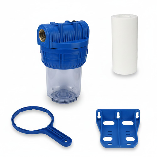 Wasser Filtergeh�use 5 3-teilig 3/4 IG Messing Vorfilter Pool + Sediment