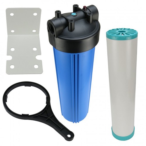 Hauswasserfilter 20 Zoll BigBlue Vorfilter Gartenfilter Brunnen + Leercontainer