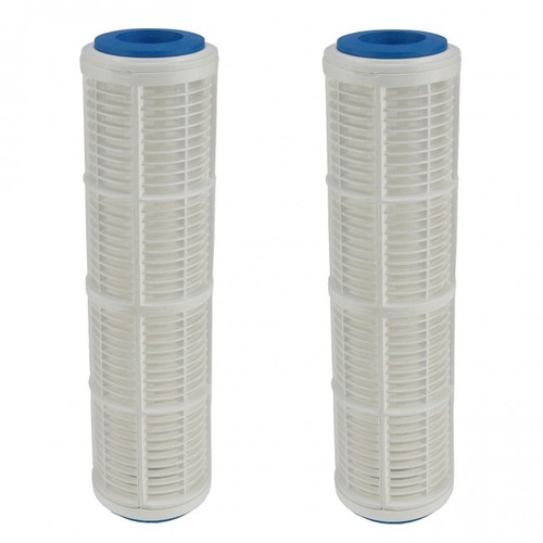 2x Mehrwegfilter 10 Wasserfilter Netz / Nylon Kartusche f�r Garten,Brunnen,Pool