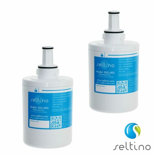 UV-Steril verpackt 2x Seltino AMICO Wasserfilter Kühlschrankfilter extern 1/4" 