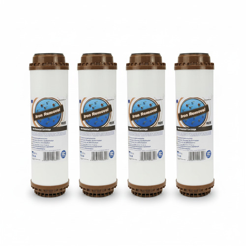 4x Aquafilter Eisenfilter FCCFE 10 Wasserfilter f�r Garten, Brunnen, Pool