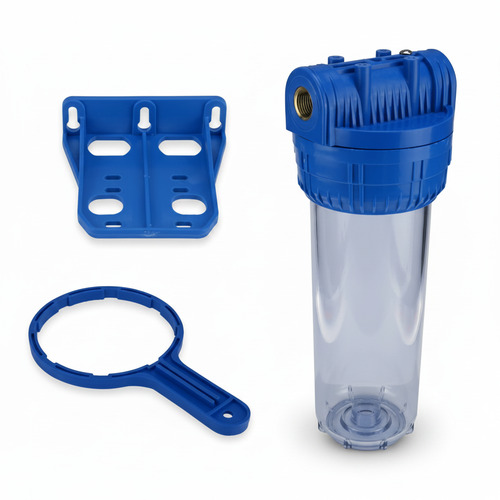 Brunnen Wasser Filter 10 Geh�use mit 1/2 IG Garten Pool mit 2x Eisenfilter