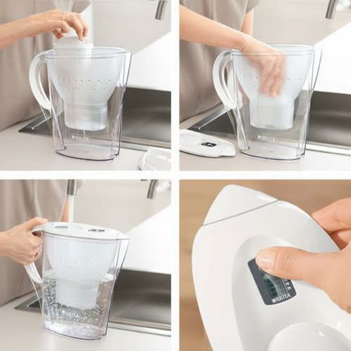 Brita Tischwasserfilter Kannenfilter fill&enjoy Marella Cool 2,4 L weiss