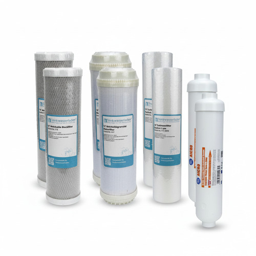 1 Jahr Filter Set 10 8-teilig Ersatzfilter Umkehrosmose Anlage RO Sediment Aktivkohle