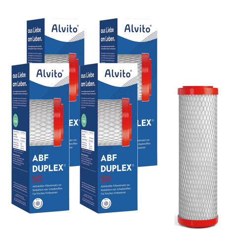 4x Alvito ABF Duplex SD Filterpatrone mit Hohlfasermembran 0,15 �m *SPARPREIS*