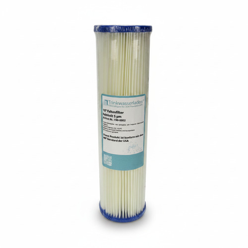 2x 10 Sediment Wasserfilter Pleated Polyester 10 �m Auswaschbar Wiederverwendbar