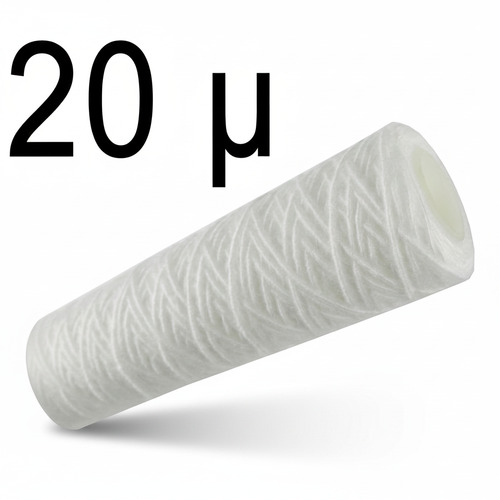 20 (Zoll) Sediment Wasserfilter gewickelt - Slim - 20 �m - aus Polypropylen