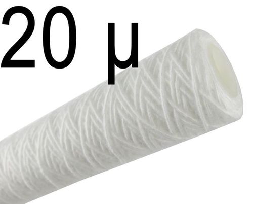 20 (Zoll) Sediment Wasserfilter gewickelt - Slim - 20 �m - aus Polypropylen