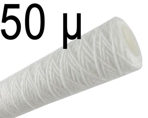 20 (Zoll) Sediment Wasserfilter gewickelt - Slim - 50 �m - aus Polypropylen