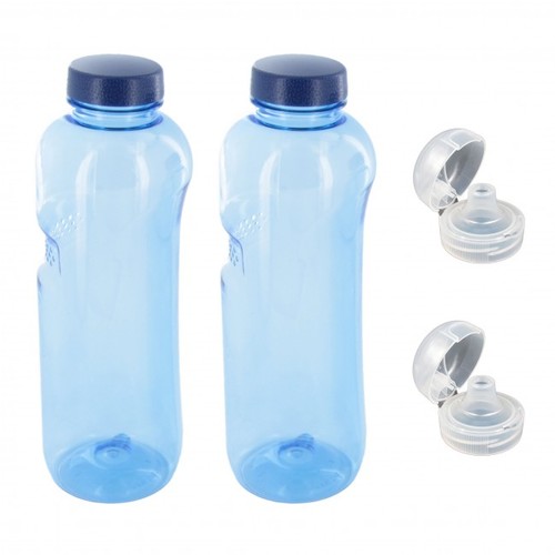 BPA frei 1 L Trinkflasche Wasserflasche aus Tritan Sportdeckel Flasche Sport 