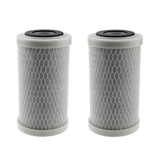 2x Aktivkohleblock 5 Hochwertiger Trinkwasserfilter aus Kokussnussschale