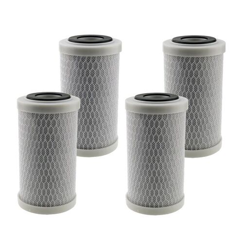 4x Aktivkohleblock 5 Hochwertiger Trinkwasserfilter aus Kokussnussschale