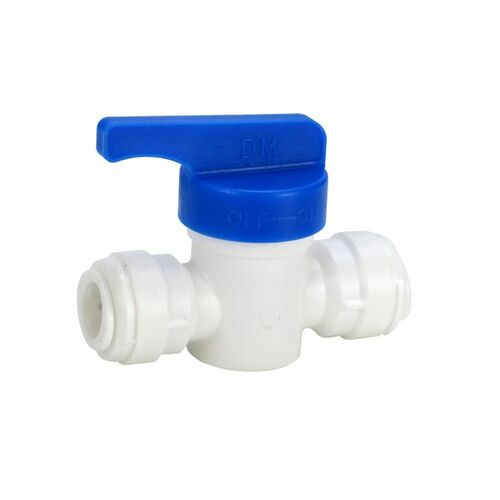 DMfit Absperrhahn mit Gradem Verbinder 3/8 Zoll Schlauch AHUC0606