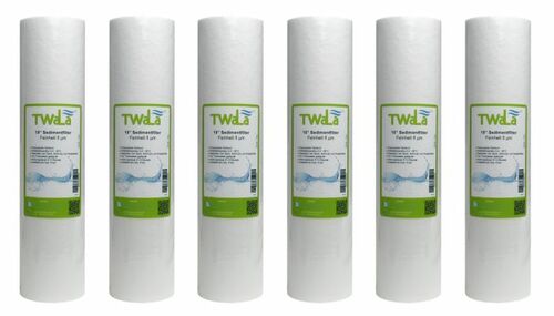 6x TWaLa 10 Sediment Trinkwasser Filter f�r Umkehrosmose, Brunnenwasser Wasserfilter 5 �m