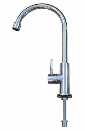 Edelstahl-Wasserhahn V2A - gl�nzend poliert - universell einsetzbar hochwertige Handwerksqualit�t