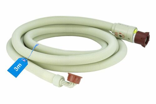 Water-Safe Anschlussschlauch f�r Waschmaschine und Geschirrsp�ler mit Aqua-Stop 3/4 Zoll Winkel/Gerade inkl. Dichtung Wasserzulaufschlauch universell verwendbar Hersteller unabh�ngig (3m lang)
