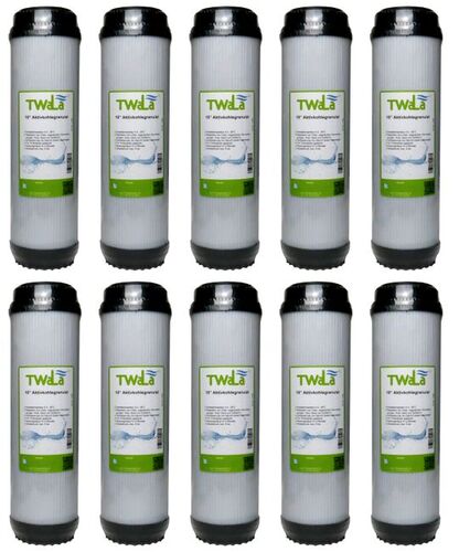 10x TWaLa 10 Aktivkohlegranulat Trinkwasser Filter f�r Umkehrosmose, Brunnenwasser Wasserfilter