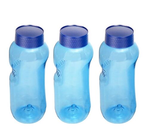3x Kavodrink Trinkflasche aus Tritan 0,5 Liter, ohne Weichmacher & BPA enth�lt neue blaue Deckel mit integrierter Dichtung auslaufsicher