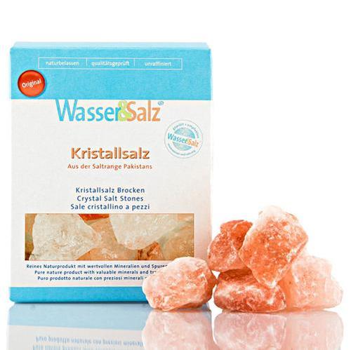 Punjab Kristallsalz Brocken 1000g Original Wasser & Salz