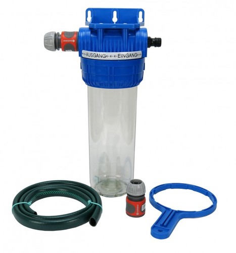 Wasserfiltergeh�use Untertisch mit Schnellkupplungen f�r Gartenschlauch