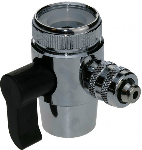 Hahnanschlu� Mischd�se mit Umschalter 3/8 Zoll zum Schrauben