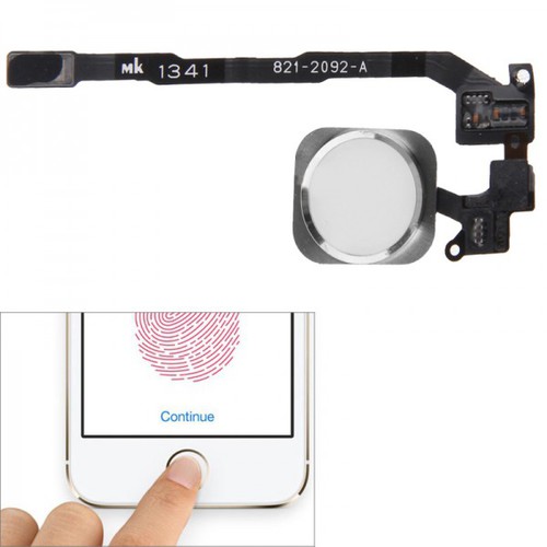 F�R Apple iPhone 5S Home Button + Flexkabel Wei�