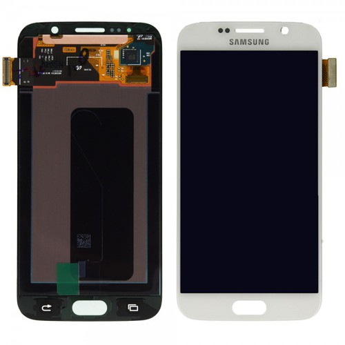 Display LCD Komplettset Touchscreen Weiss fr Samsung Galaxy S6 G920 G920F