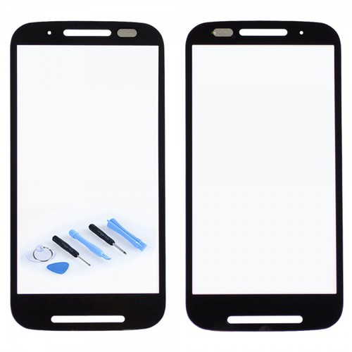 Displayglas Glas Schwarz f�r Motorola Moto E XT1021