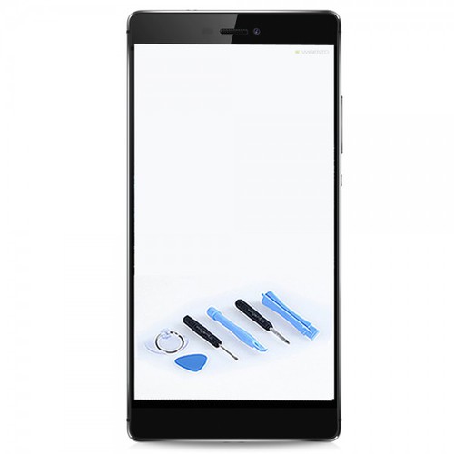 Displayglas Glas Schwarz fr Huawei Ascend P8