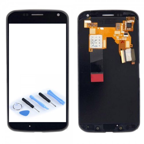 Display LCD Komplett Einheit mit Rahmen f�r Motorola Moto X XT1058 Schwarz