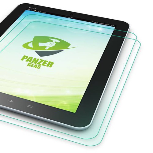 2x Premium 0,4 mm Hartglas Schock Folie f�r Samsung Galaxy Tab A 10.1 T580 T585