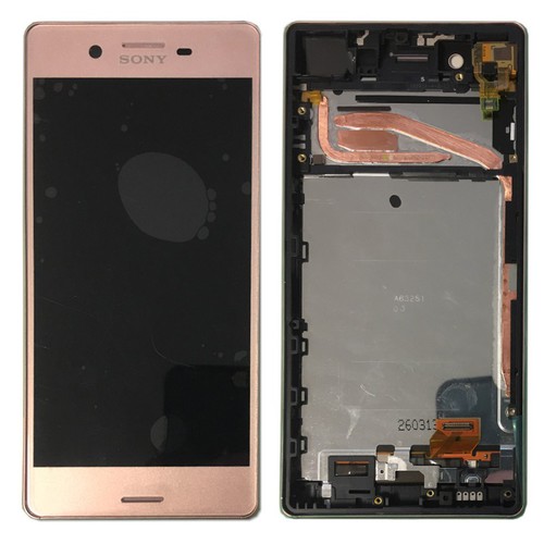 Sony Display LCD Komplett Einheit mit Rahmen f�r Xperia X F5121 F5122 Pink Ersatzteil