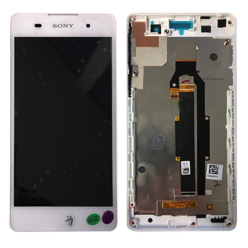 Sony Display LCD Komplett Einheit mit Rahmen f�r Xperia E5 F3311 Wei� Ersatzteil