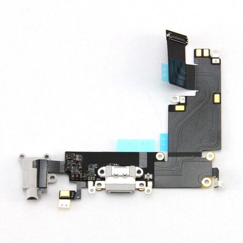 F�r Apple iPhone 6 Plus Dock Connector Jack Flex Kabel Grau Ersatzteil