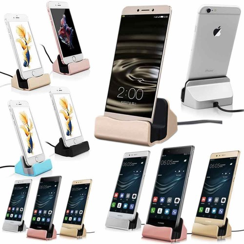Dockingstation Dock f�r Micro-USB 5 Pin / TYP-C / f�r Apple  Smartphones Laden