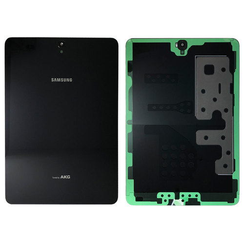Samsung GH82-13894A Akkudeckel Deckel f�r Galaxy Tab S3 LTE SM-T825 + Klebepad Schwarz