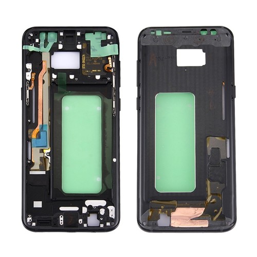 Mittelrahmen Rahmen Kamera Glas Geh�use f�r Samsung Galaxy S8 Plus G955 G955F Schwarz 